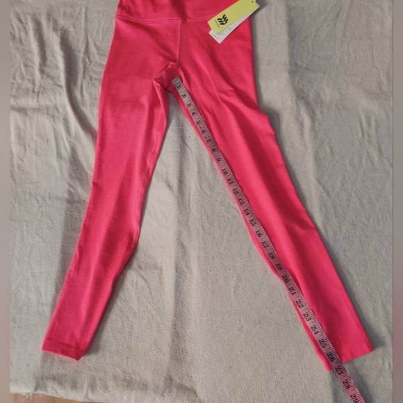Women's Allover Cozy Leggings - All in Motion™ Heathered Pink Sz Small - Picture 8 of 11
